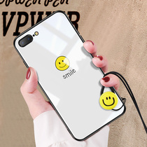 Weibubble Apple 8plus mobile phone case iphonex smiley face XsMax all-inclusive ip7 anti-drop 6SPlus couple iPhoneXR silicone xmax with lanyard Xs