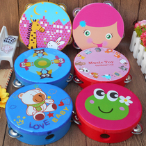 1-3-6 children gift wooden of yi sdip toys shou pai gu rattle drum pai pai gu
