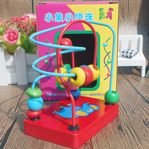 1-3-6-year-old kindergarten Childrens student Gift wooden mass Puzzle Force Early Education Toys Wisdom Mini-winding beads