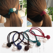 Children Hairband head rope Korean pony tail hipster simple personality tie hair rubber band knot Hairband simple