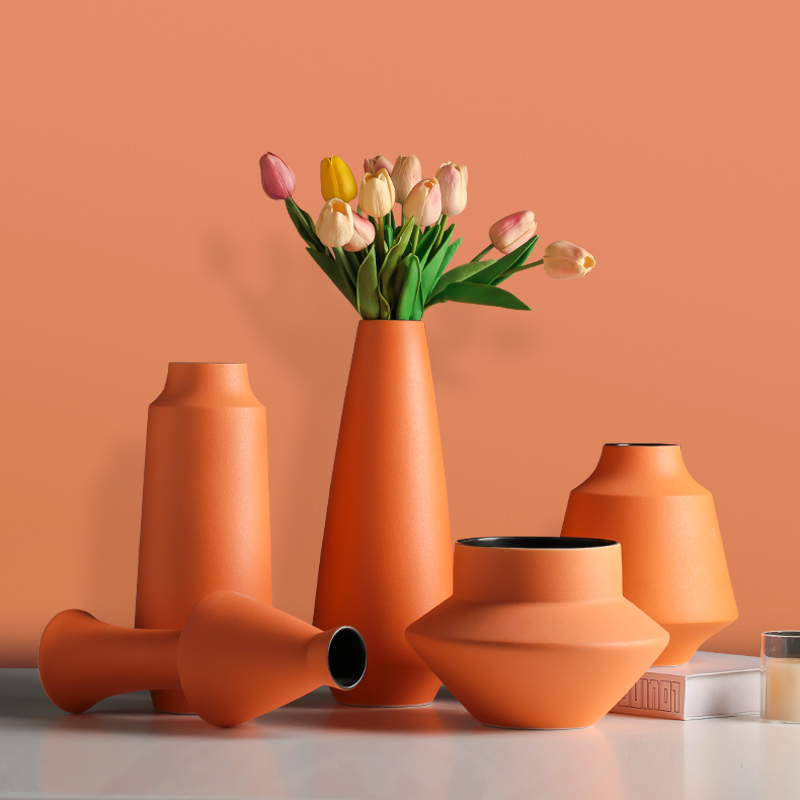 Large ceramic vase northern wind dried flower decoration creative furnishing articles household act the role ofing is tasted the table sitting room of I and contracted flower arrangement