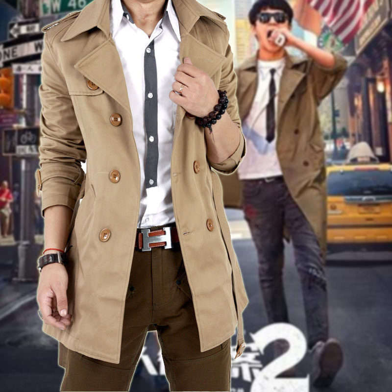 唐人街探案2秦风刘昊然同款探案风衣春秋款风衣