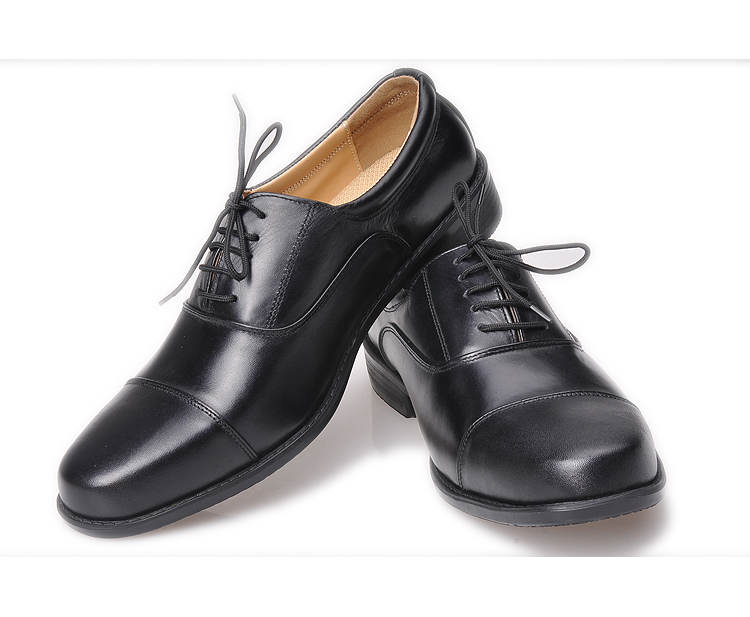 07a校尉常服皮鞋07b三接头制式军官皮鞋男士官皮鞋夏季网眼皮凉鞋