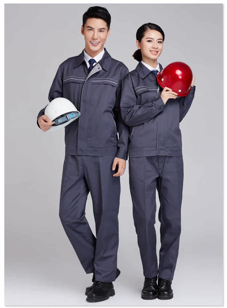 工装,制服-长袖机械厂工作服套装男车间修理厂服劳保