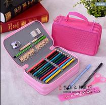 54 hole pen curtain art stationery bag color lead kit pen material storage bag sketch 54 hole pen bag