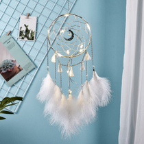 Dream catching net hanging ornaments wind chiming girl heart material diy unicorn catching net Indian dream Bell car hanging