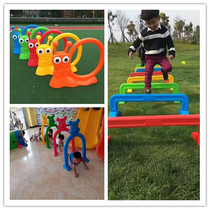 Kindergarten hurdles children drill cave arched door plastic drill hole kindergarten drill ring sports equipment toys