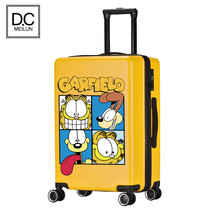Garfield 20 inch thickened suitcase cute Japanese girl student party trolley case 24 suitcase strong and durable