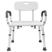 Pregnant women non-slip shower chair Disabled bath chair Multi-functional adjustable elderly bath stool toilet chair