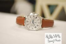 Spot FOSSIL FOSSIL FS5060 leather blue needle fashion mens watch waterproof brown belt Big Dial