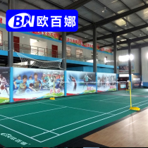 O 100 Na Outdoor Badminton Competition With Tennis Post Badminton Venue Professional Net Rack ABS Mobile Net Pillar