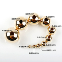DIY handmade loose beads American 14K package gold injection gold GF gold beads Gold Doudou do not fade beaded positioning beads interval beads
