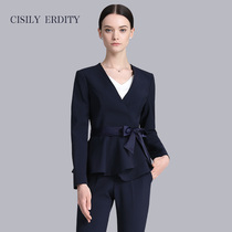 cisilyerdity suit Womens blouse Business suit Small suit jacket Womens formal suit Jewelry overalls