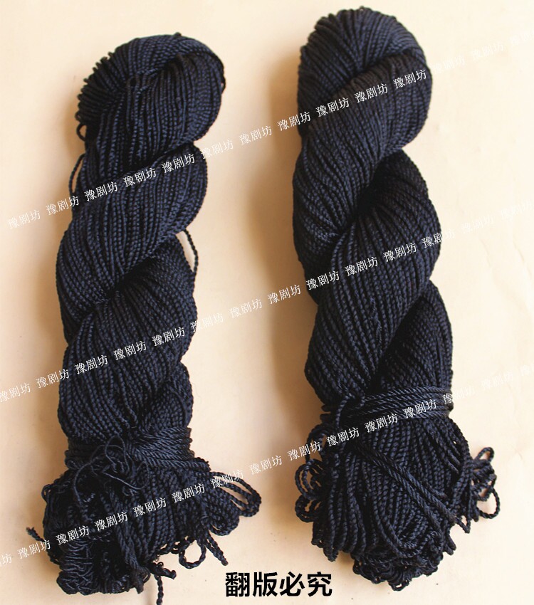 戏剧戏曲 舞台演出道具 软头面发饰 花旦头饰发辫 线