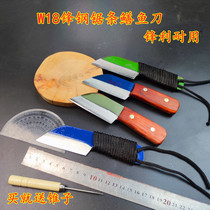 W18 front hacksaw eel knife thickened killing eel knife loach knife fishing knife killing fish knife crucian carp knife