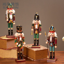 English Nutcracker puppet soldier decoration creative childrens room handicraft decoration birthday gift