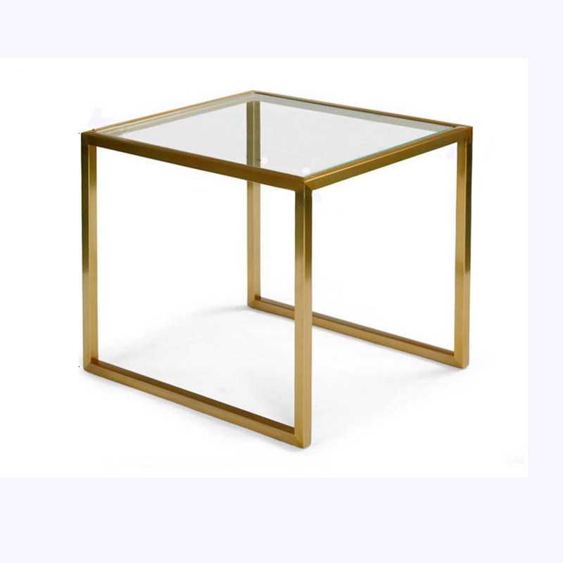 北欧沙发边几角几小茶几现代简约铁艺玻璃创意方几方桌客厅小茶桌