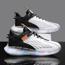 Coconut Mens Shoes 2021 New Autumn Trend Joker Net Flying Weaving Sports Leisure Running Travel Daddy trendy shoes