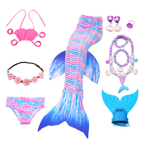 Mermaid Clothing Children Tail Princess Baby Skirt 2022 New Swimsuit Split Bikini Girl Swimsuit