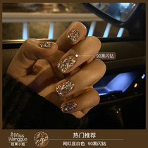 Starry Black Shiny Drill Nail Polish Gel 2020 New Internet Red Pop Color Pops Shiny Platinum Phototherapy Gel