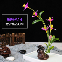 Sushi dishes plate decoration simulation embellishment fake flowers and crafts naked side creative dishes Pan