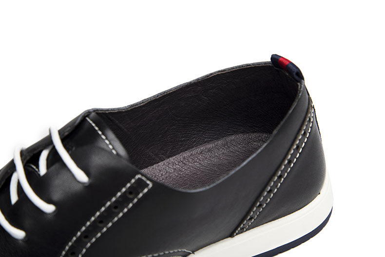 sheridan喜来登商务休闲鞋 春夏男鞋系带 休闲男板鞋牛皮男鞋子