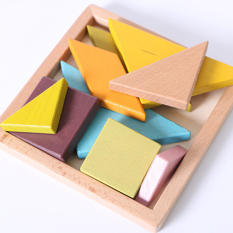 儿童益智玩具3-4-6-7岁男孩七巧板智力拼图小学生一年级教学套装