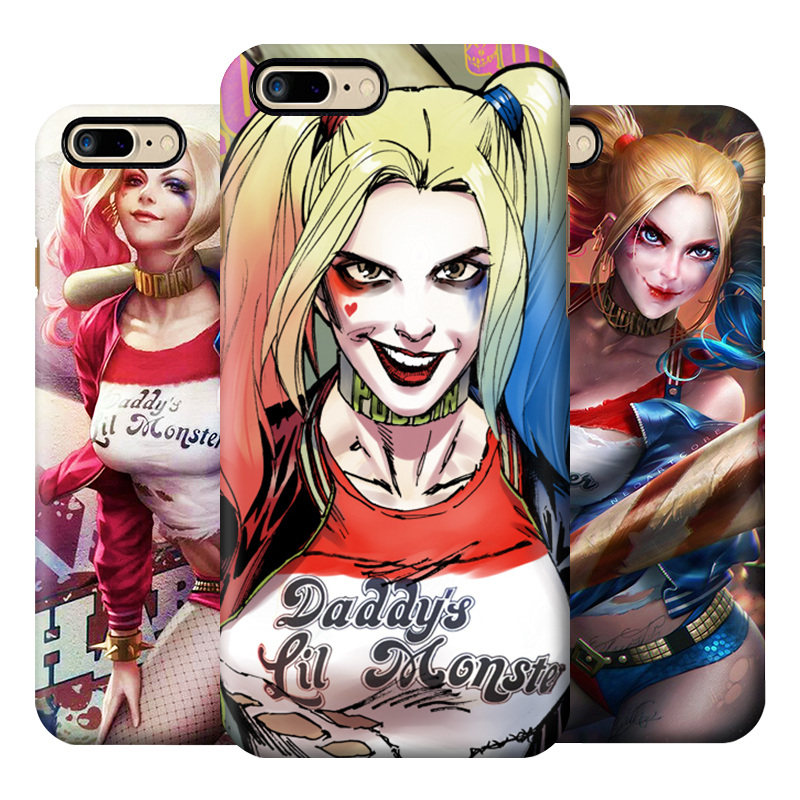 自杀小队小丑女手机壳 苹果7iphone7plus手机壳防摔四点7哈莉奎茵