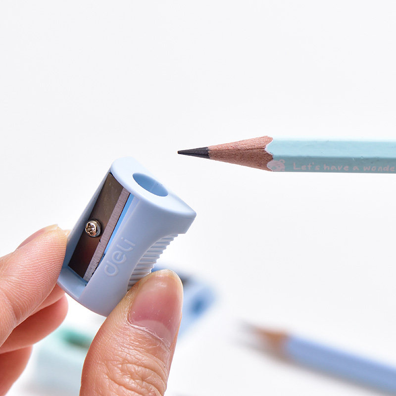48 pas of effective mini pencil sharpeners for pupils, children's pencil sharpeners, pencil sharpeners, pencil sharpeners, simple cartoon cute candy color kindergarten small pencil sharpeners, stationery wholesale