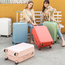 Suitcase woman small 20 inch universal wheel pull lever case 24 striped suitcase durable password box Mens den case