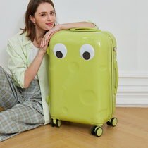 20 inch suitcase female crowdsourced design ins net red new small light pull tie suitcase password leather case