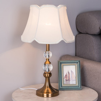American living room Sofa corner Coffee table Lamp Bedroom Pastoral country ins Girl bedside lamp
