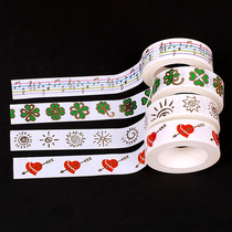 diy hand paste photo album accessories hot stamping and paper tape paper hand tear sticker Diary cell phone tape sticker