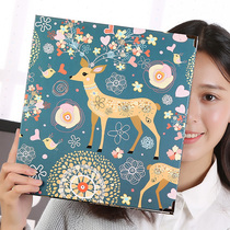 New diy photo album handmade photo album Sticky couple baby growth commemorative book gift
