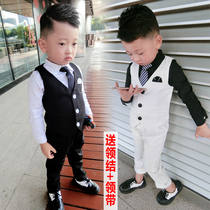 Childrens British suit 2 handsome 3 boys birthday dress Spring and Autumn 4 childrens suit 5 year old baby flower child suit
