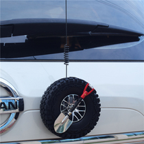 Creative car decoration stickers small spare tire personality modification Motorcycle body car trunk small tire decoration supplies