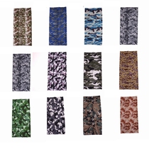 Domestic single-tailed riding headscarf milk Silk Magic headscarf bicycle running headscarf neck cover sweat towel camouflage