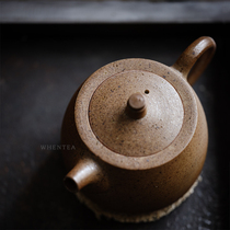 (Orphan hand-made) smell that Jinglan pot pure firewood burning teapot pure hand-drawn embryo natural firewood marks