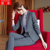 Formal womens professional clothing temperament new business suit suit womens fashion ol tooling overalls womens suit trousers