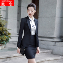 Professional suit New suit womens formal temperament fashion teacher work clothes Hotel reception work clothes