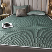 Summer cool ice silk latex sheets single piece summer dormitory single pillowcase quilt three-piece tatami children