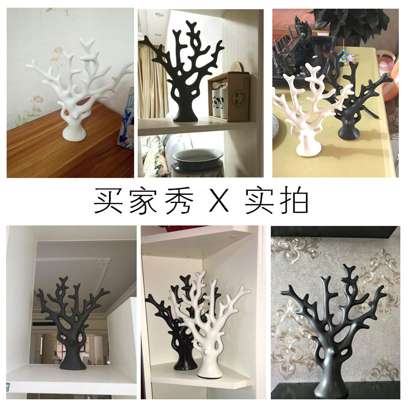 Nordic new rich creative household act the role ofing is tasted wine sitting room adornment ceramic tree furnishing articles housewarming gift