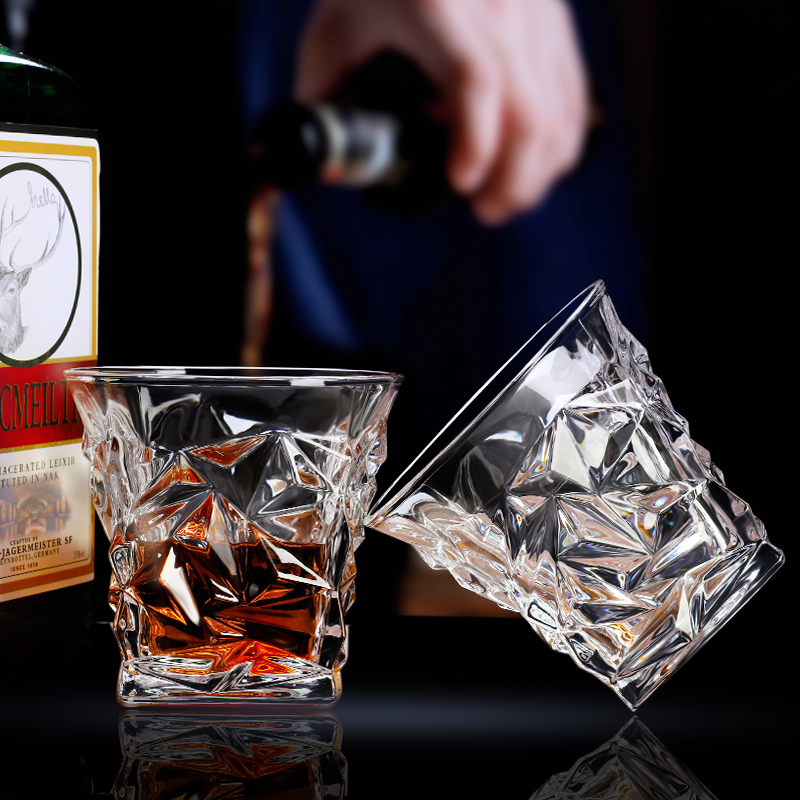 威士忌杯 洋酒杯欧式创意水晶玻璃杯啤酒杯家