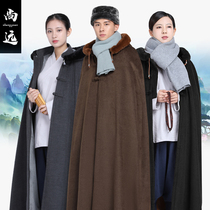 Shangyuan Cold Winter Double Layered Fleece Sitting Cloak Monk Cloak Monk Meditation Cloak Buddhist Clothing Winter