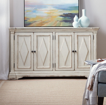 American countryside solid wood dining side cabinets French style retro doing old Xuankuan Restaurant Dining Room Storage Room storage Cupboard