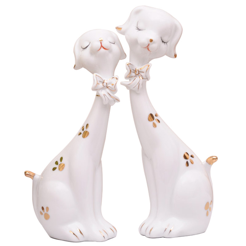 Creative I and contracted household act the role ofing is tasted furnishing articles express dog sitting room ark, ceramics decoration new home soft decoration