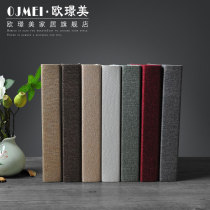 Linen simulation book New Chinese home decoration ornaments Plain props Bookcase model room sales office fake book