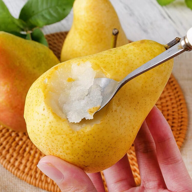 山东烟台太婆梨香软茄梨子5斤 3元券 券后价  26.