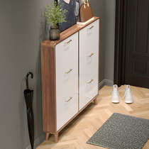 New ultra-thin dump shoe cabinet door-to-door integrated wall-to-wall household doorway simple modern small apartment entrance cabinet