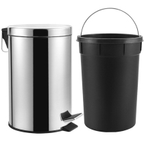 Hotel Rooms Guesthouse Household Living Room Kitchen Pedal Bucket Eco Health Bucket Round Pedal Trash Can